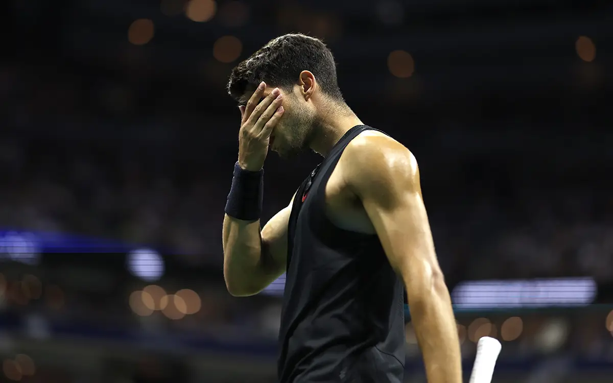 Алькарас провалился на US Open. Посмеивался даже Медведев